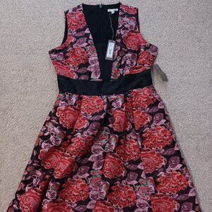 Eva Mendes New York & Company floral dress size 14 brand new